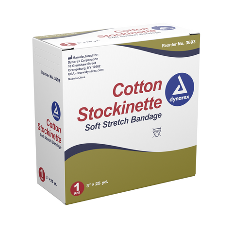 Cotton Stockinette (2", 3", 4", 6") x 25 yds