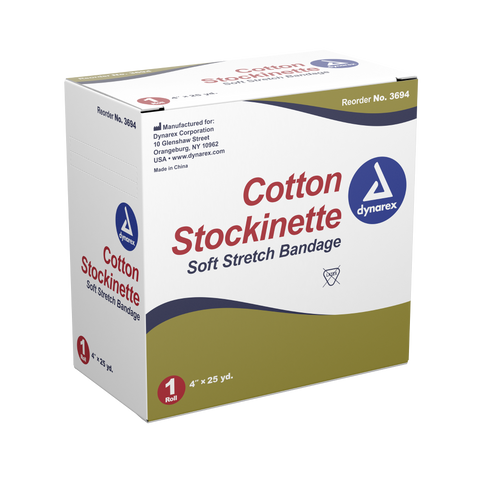 Cotton Stockinette (2", 3", 4", 6") x 25 yds