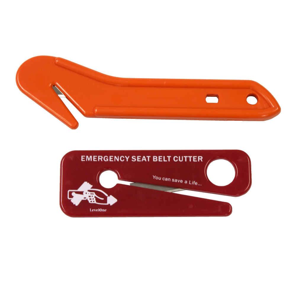 Seatbelt Cutter, Orange ? Plus Size, Red ? Compact