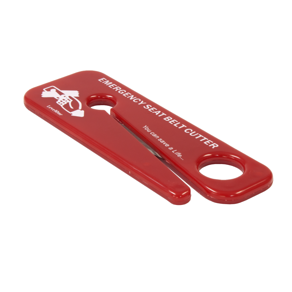 Seatbelt Cutter, Orange ? Plus Size, Red ? Compact