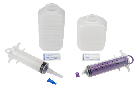 IV Pole Kit - Enteral Feeding Syringe (60cc) - Non-Sterile