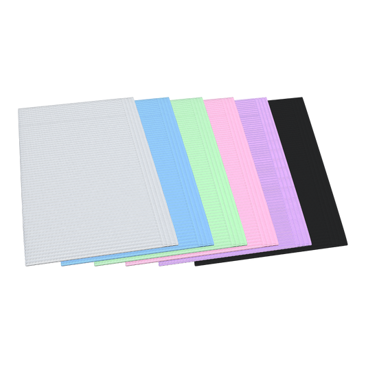 Black Bibs 17 ¾ x 12 7/8 and Dental Bibs