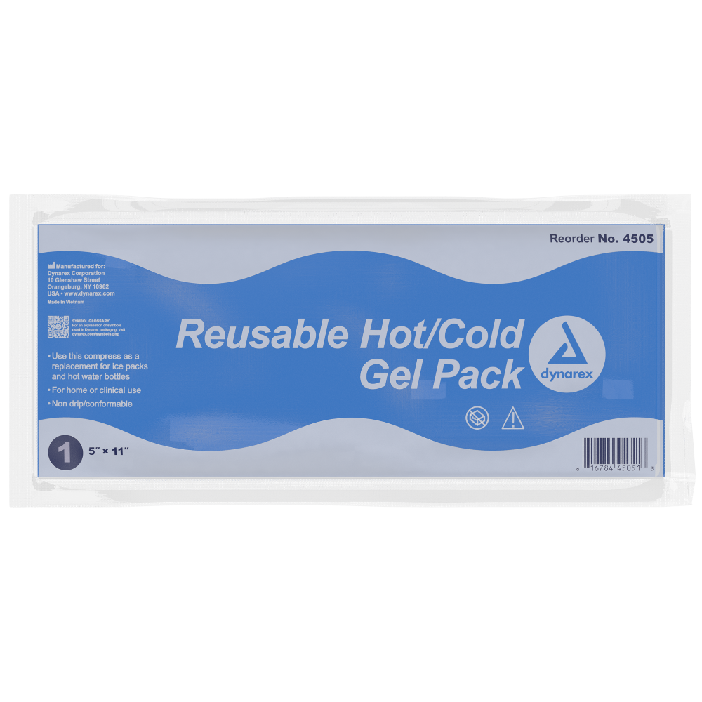 Reusable Hot Cold Gel Packs, 5" x 11"