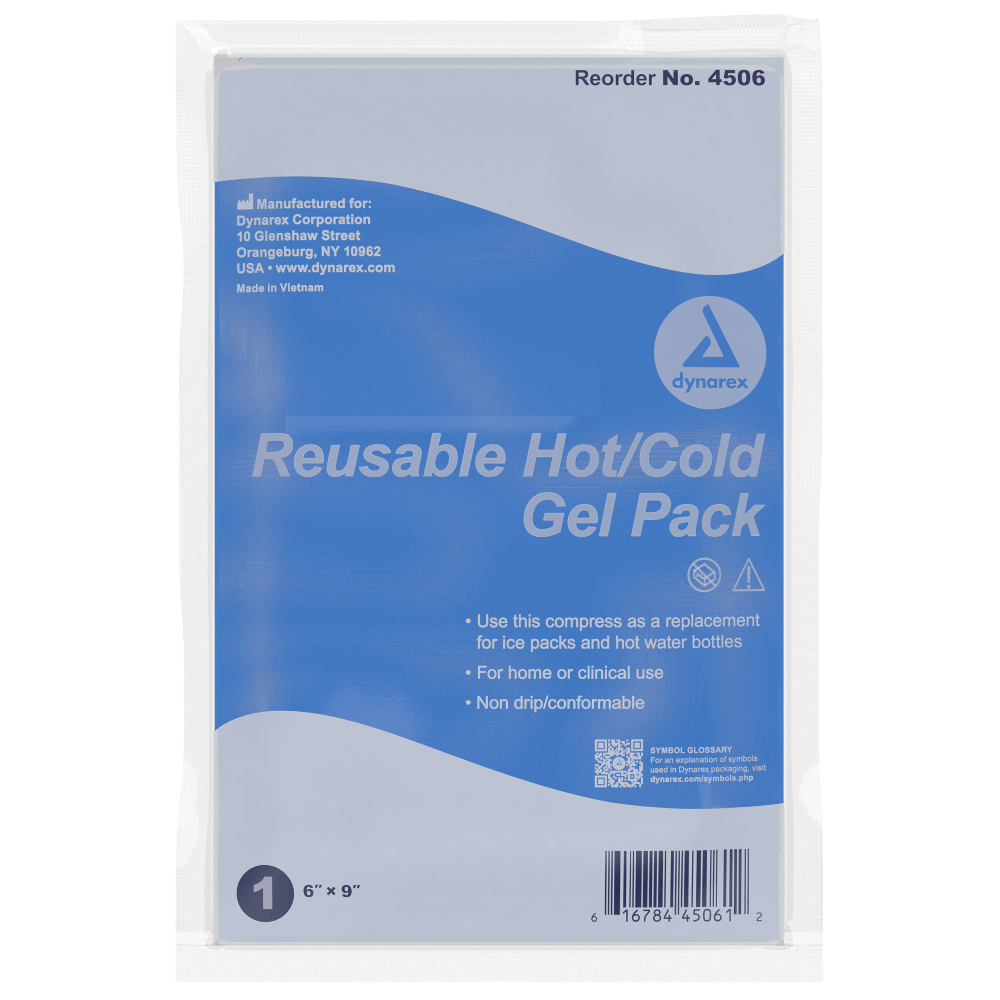 Reusable Hot Cold Gel Packs, 5" x 11"