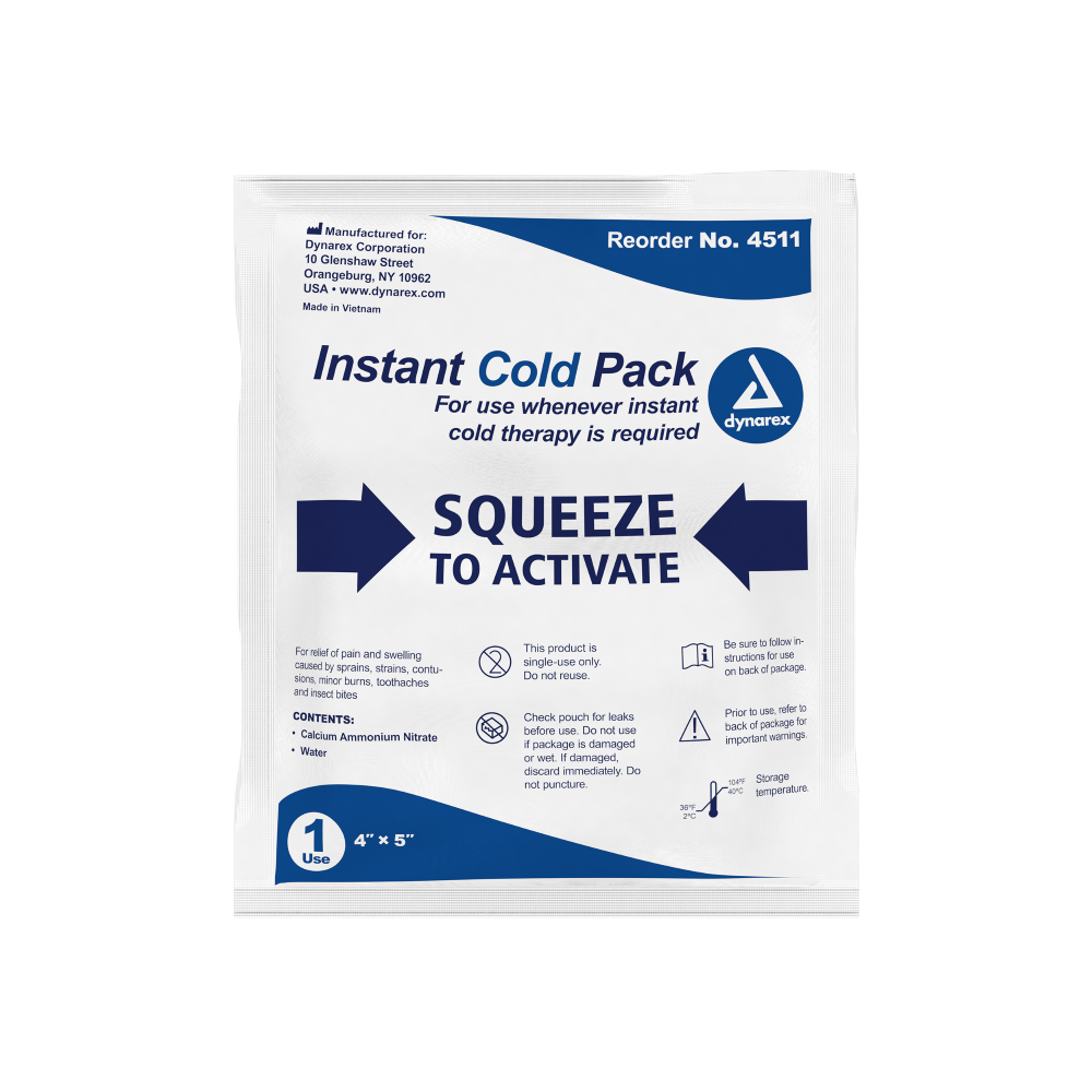 Perineal Instant Cold Pack with Self-Adhesive Strip, 4 1/2" x 12"