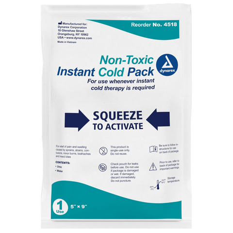 Perineal Instant Cold Pack with Self-Adhesive Strip, 4 1/2" x 12"