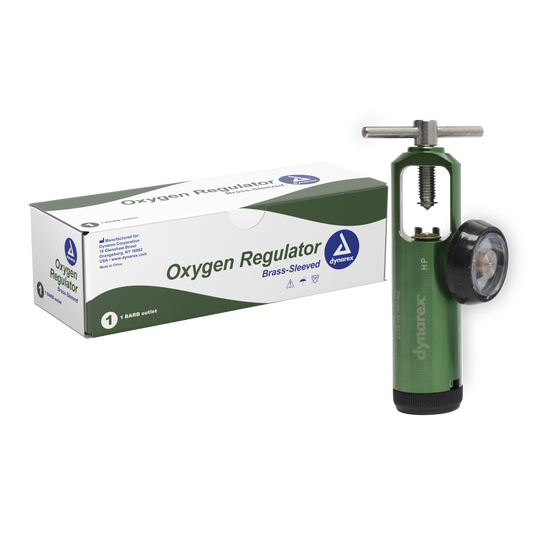 CGA Extended Oxygen Regulator - (0-15, 0-8) LPM