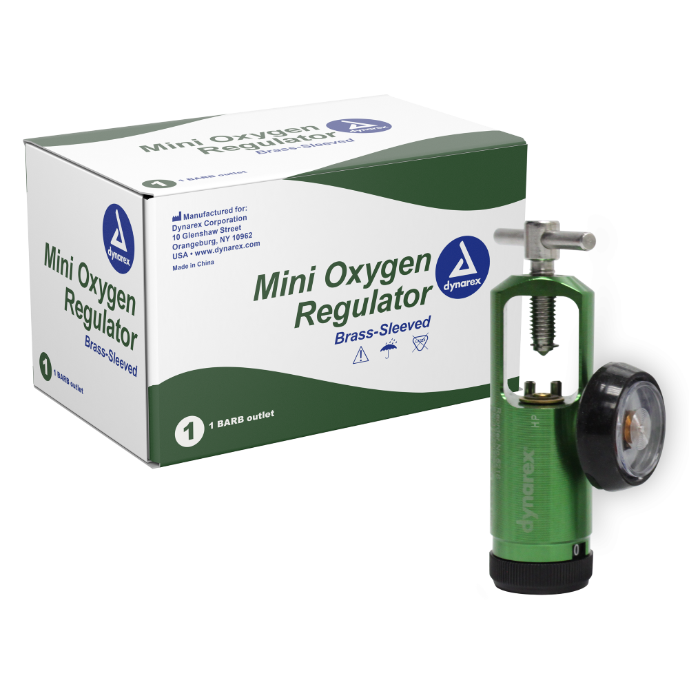 CGA Mini Oxygen Regulator - (0-4, 0-8, 0-15, 0-25) LPM