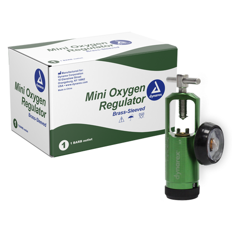 CGA Extended Oxygen Regulator - (0-15, 0-8) LPM