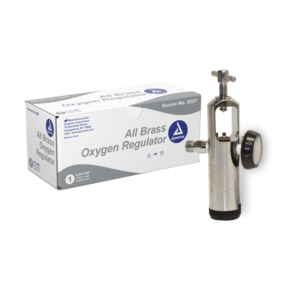 CGA Extended Oxygen Regulator - (0-15, 0-8) LPM