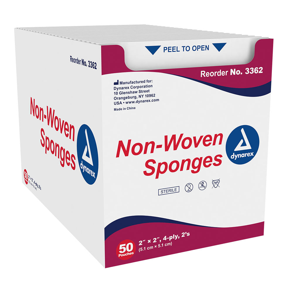 Dynarex Non-Woven Sponges (Sterile & Non-Sterile)
