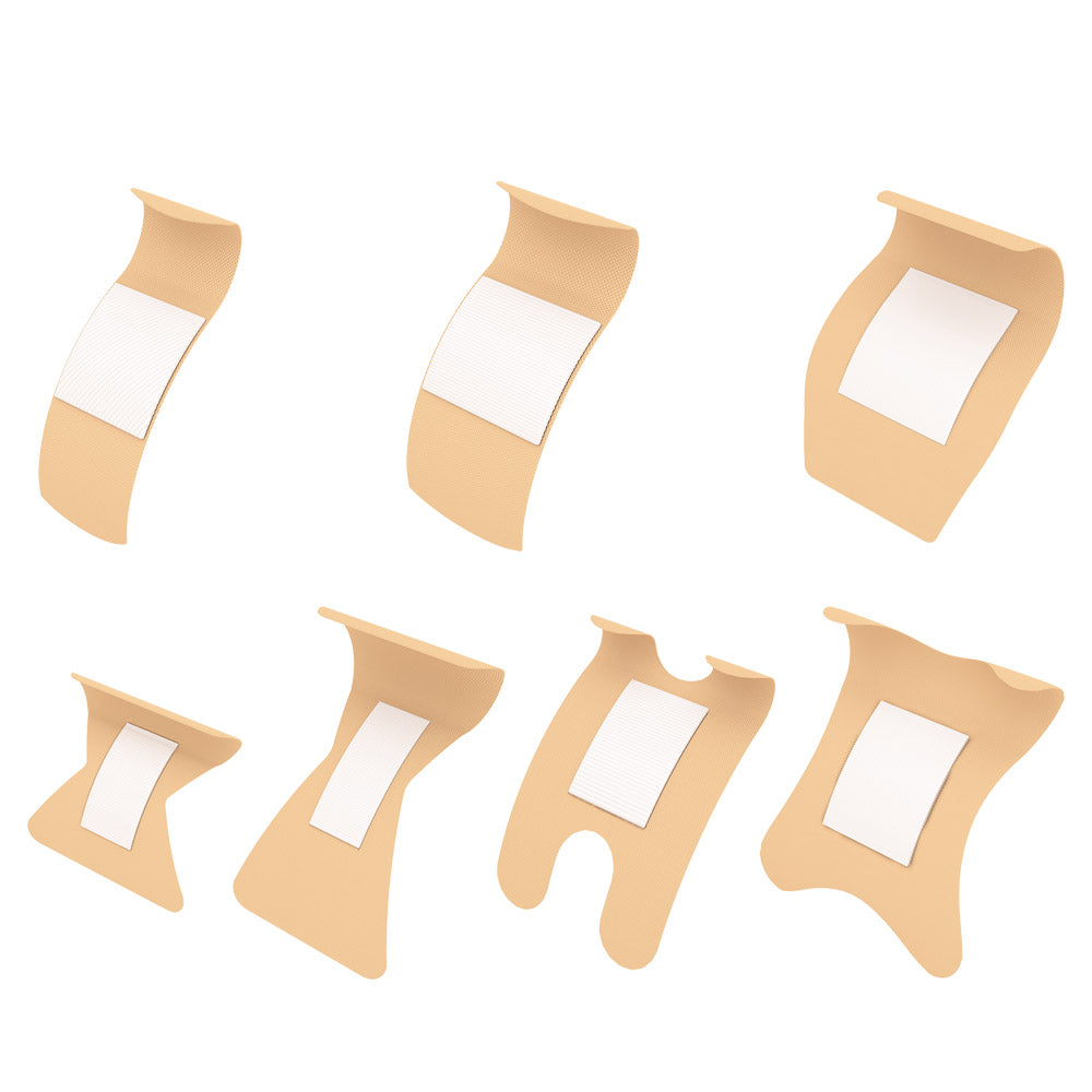 Adhesive Fabric Bandages, Knuckle, Sterile, 1 1/2" x 3