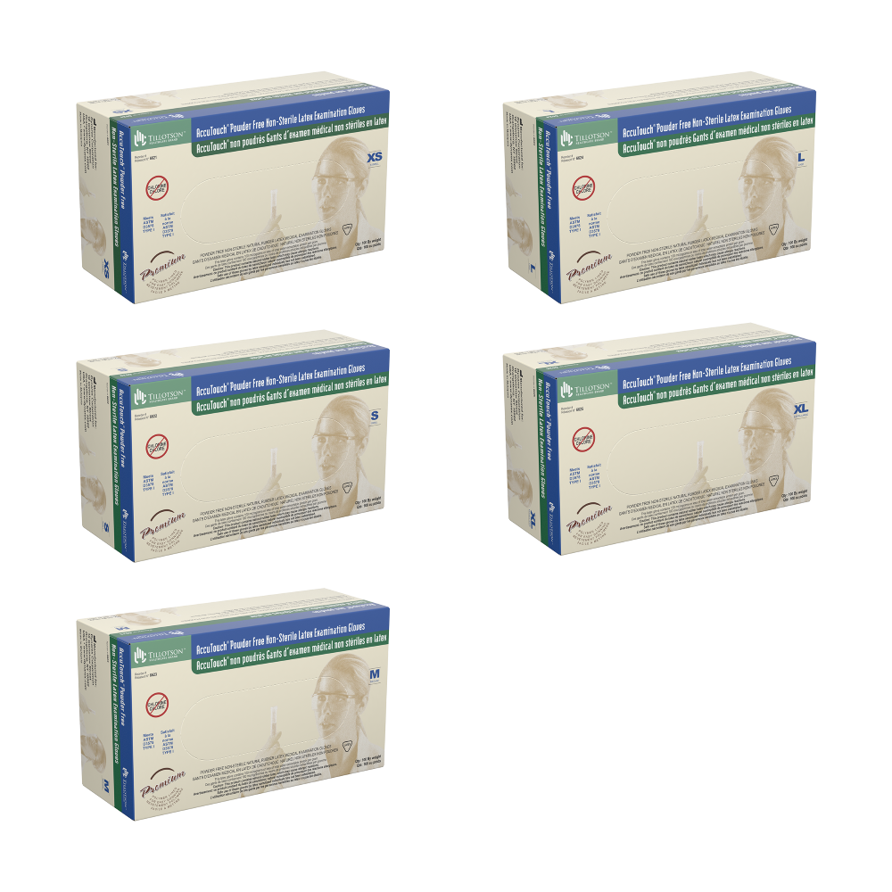 AccuTouch? Latex Exam Gloves, Powder-Free