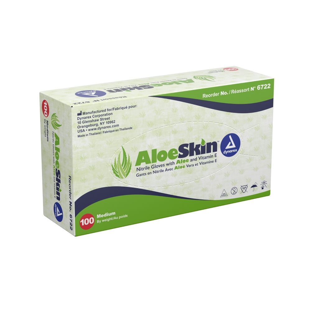 AloeSkin? Nitrile Exam Gloves with Aloe, Powder-Free