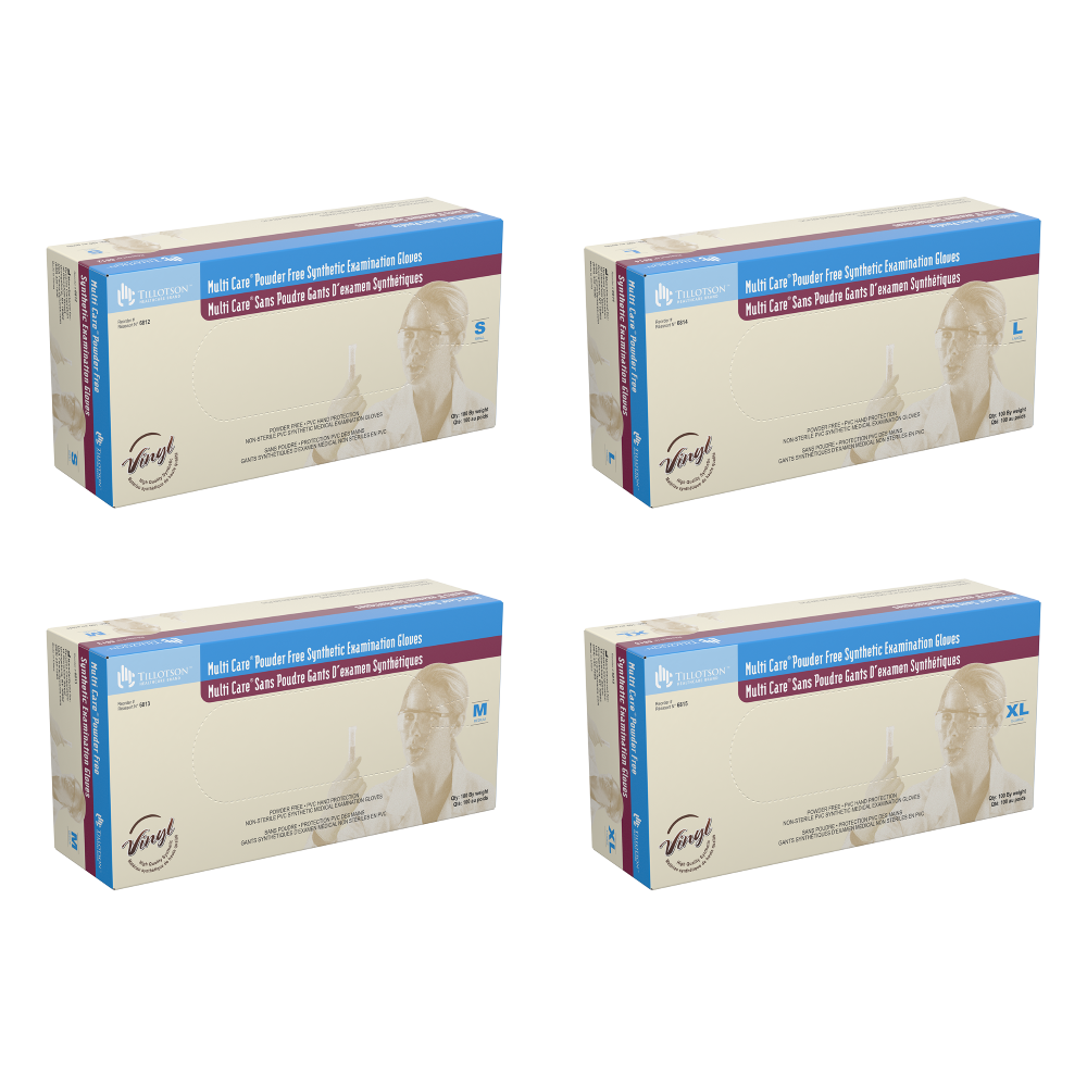Multi Care? Vinyl Exam Gloves- Powder-Free