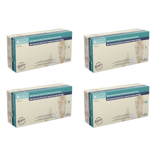 Next Generation Stretch Vinyl Exam Gloves- Powder Free