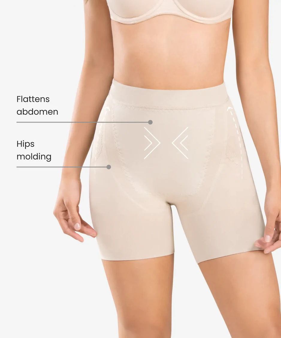 Buy Abdomen Contouring Seamless Thermal Shorts | Body Shaper | Style 1504 | DMG Medical Supply
