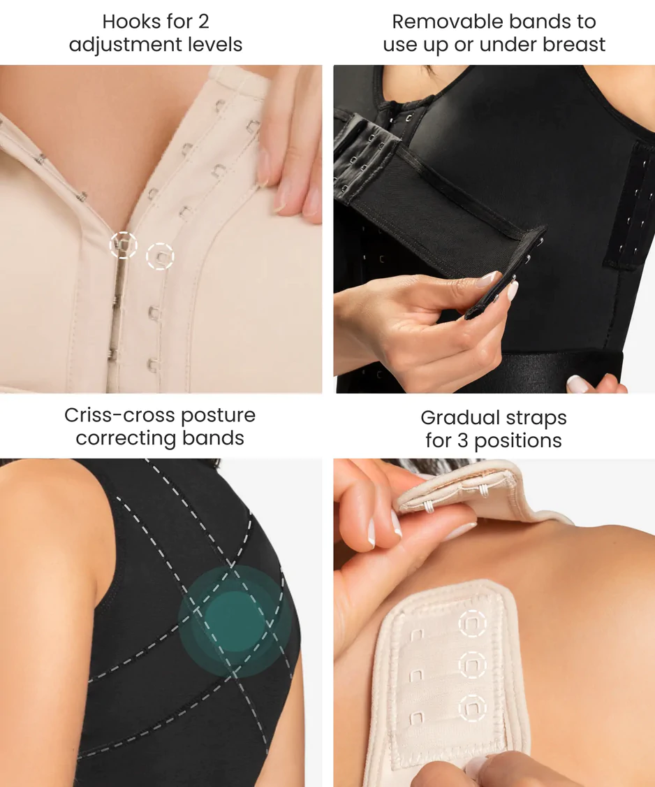 Buy Adjustable Surgical Bra With Removable Band |Body Shaper | Style 242|DMG Medical Supply