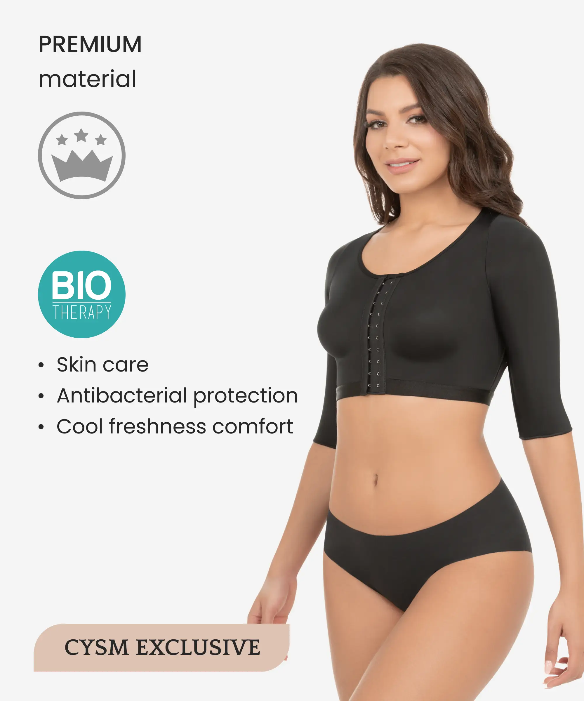 Buy Arms and Bust Shaper Bra With Back Support | Body Shaper | Style 289 |DMG Medical Supply