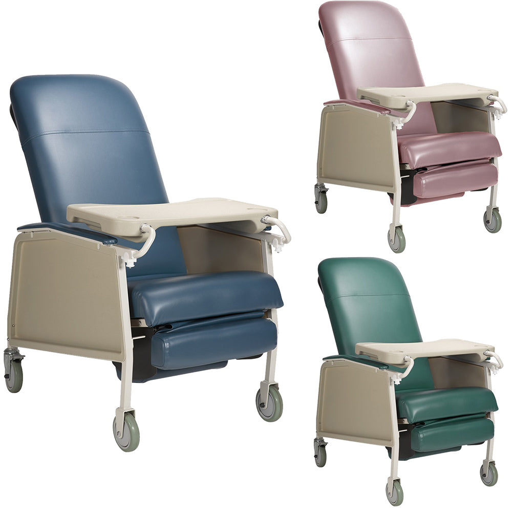 Geri Chair Recliner - Bariatric-3-Position (Blueridge, Jade, Rosewood)