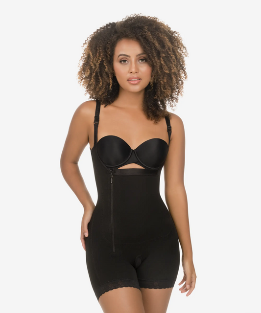 Braless Compression Bodysuit Body Shaper- 435 Style