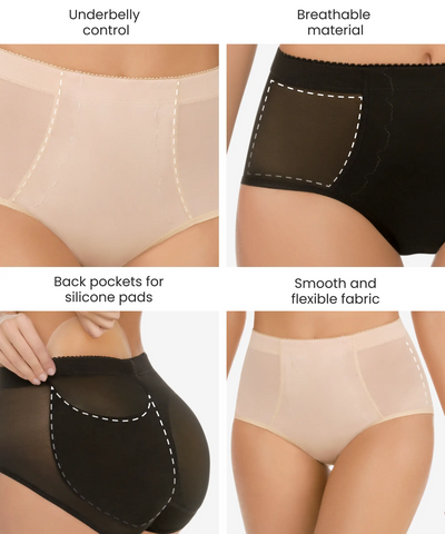 Shop Butt Enhancing Padded Panty With Silicone Pads | Body Shaper | DMG Medical Supply