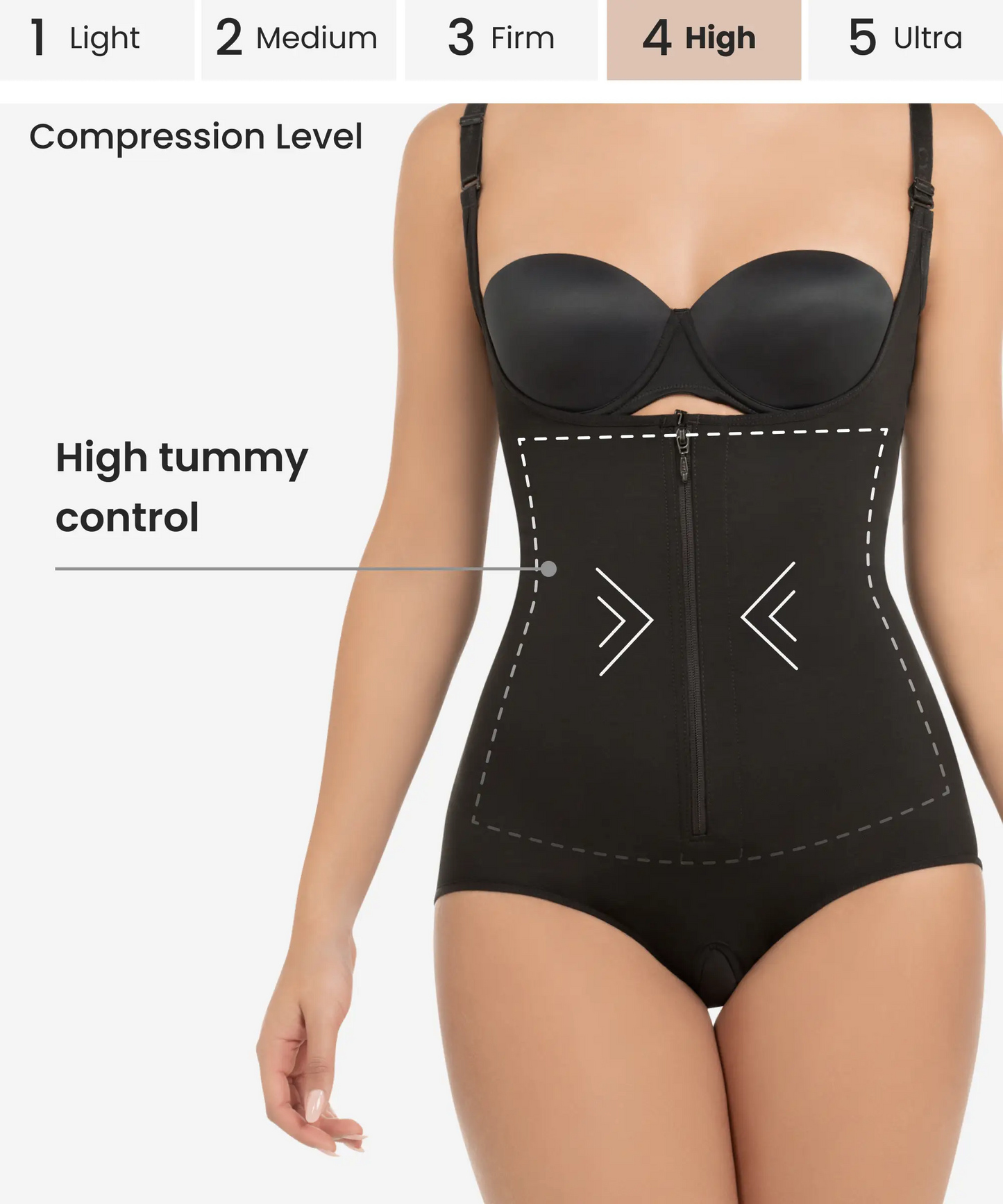 Buy Butt-Lifting Compressive Body Suit Body Shaper 283 Style | DMG Medical Supply