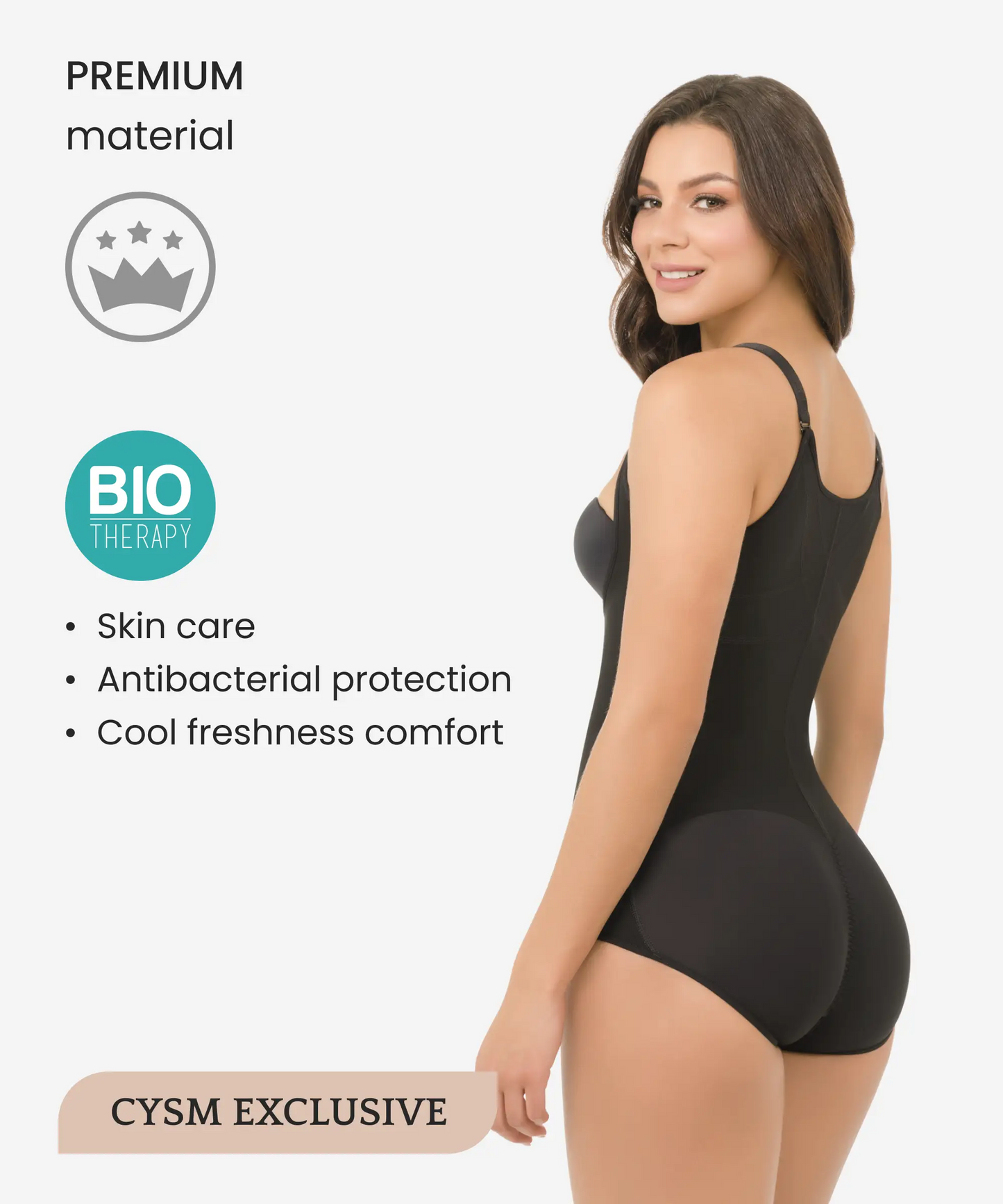 Butt-Lifting Compressive Bodysuit Body Shaper - 283 style