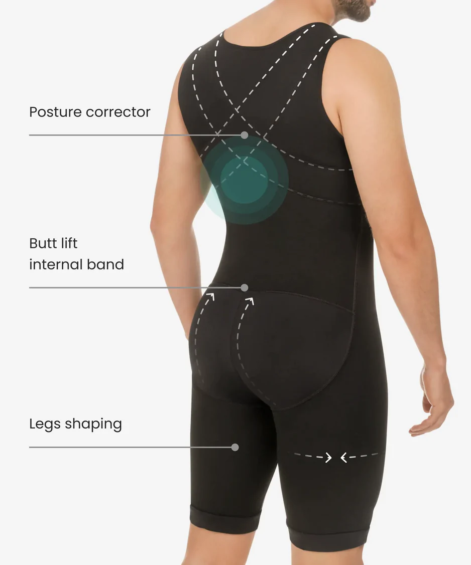 Buy Abdomen and Legs Control Body Suit | Men Body Shaper | Style 298 | DMG Medical Supply