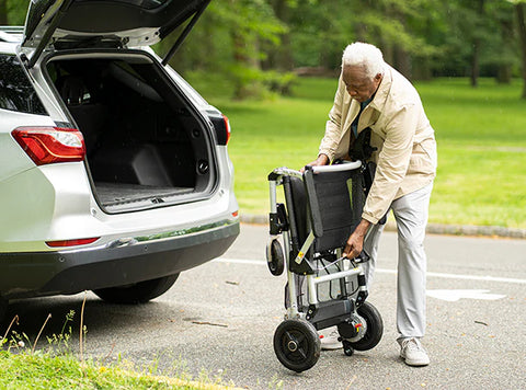 Buy Zoomer? Folding Power Chair One-Handed Control - DMG Medical Supply