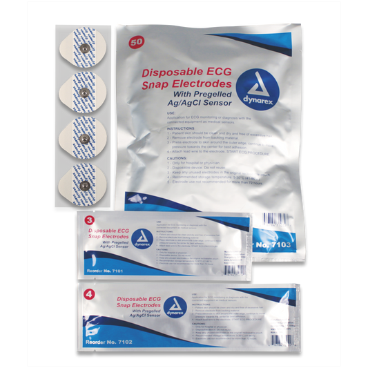 Dynarex ECG Snap Electrodes