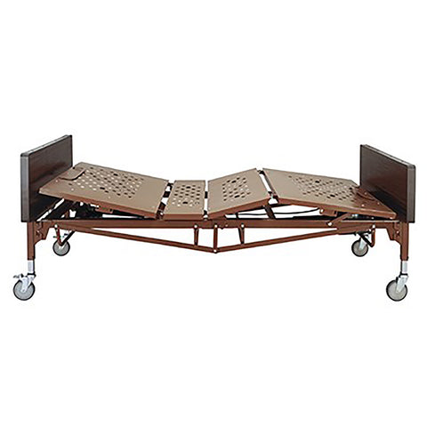 48in Bariatric Home Care Combo - Hospital Bed (10405) Half Rail (10468) and Dyna Rest Plus Mattress (10432)