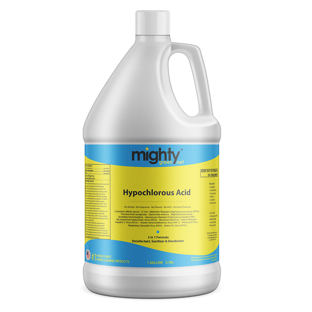 Mighty Green Hypochlorous Acid - Gallon