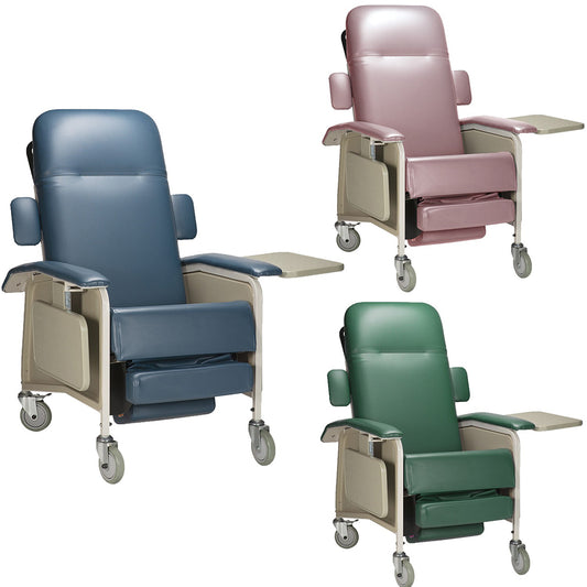 Geri Chair Infinite Position Recliner - (Blueridge, Jade, Rosewood)