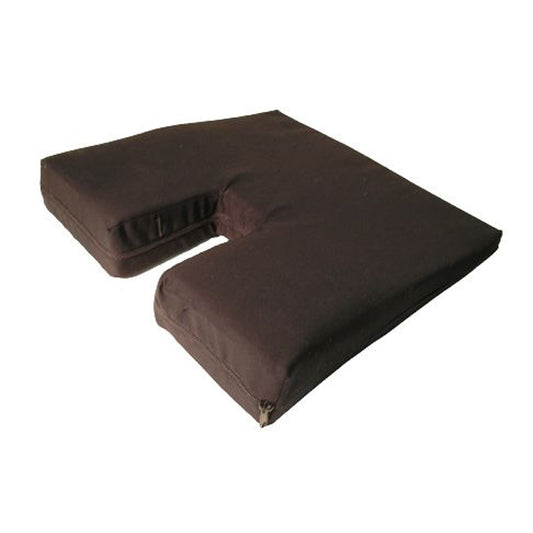 Black Poli Foam Sloping Coccyx Wedge Cushion