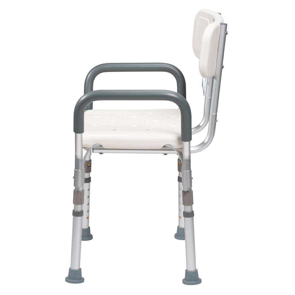 Dynarex Shower Chair with Removable Back and Arms