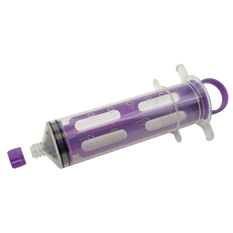 Enteral Feeding Piston Syringe w/ ENFit connector 60cc - Non-Sterile