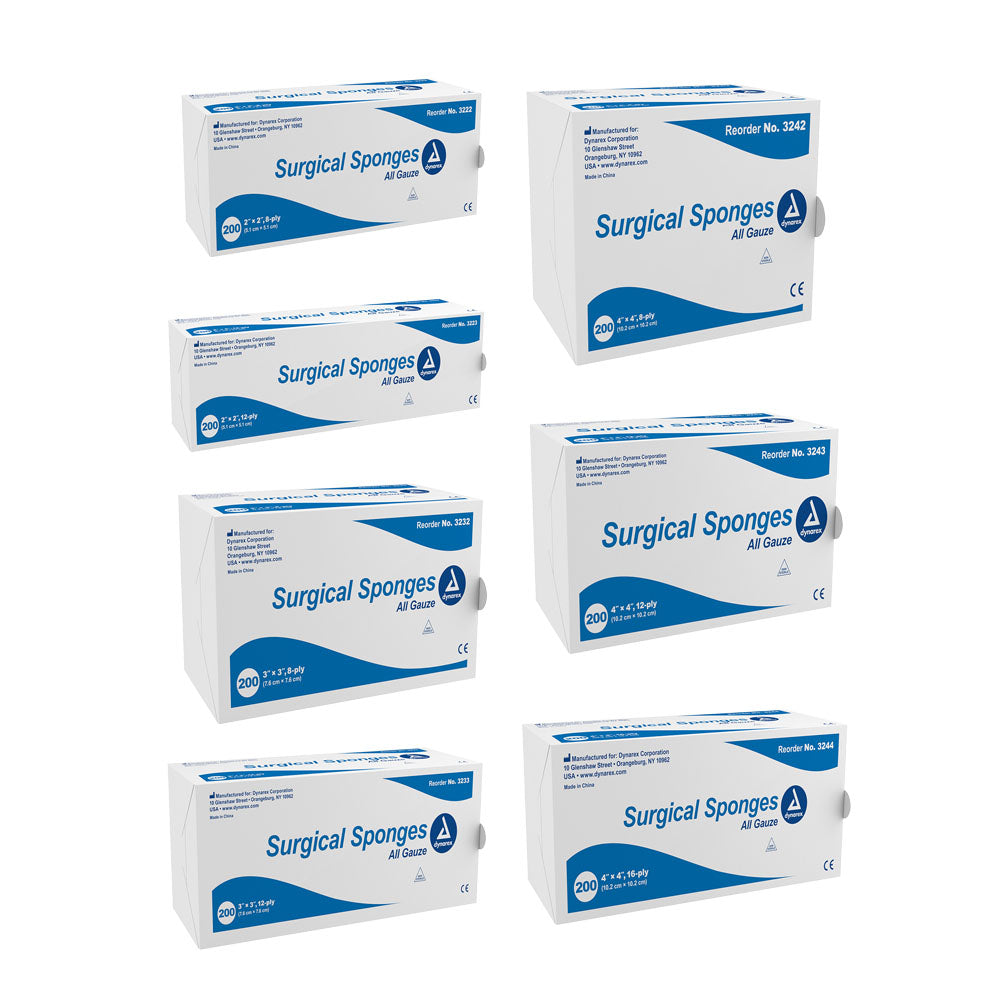 Dynarex Surgical Gauze Sponges - Dental Care