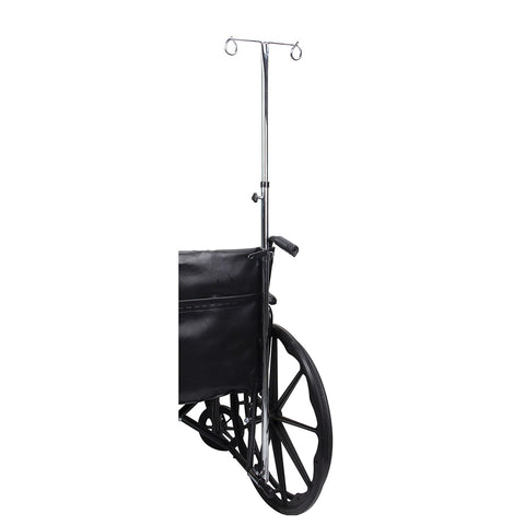 Manual Wheelchair Universal Fixed IV Pole