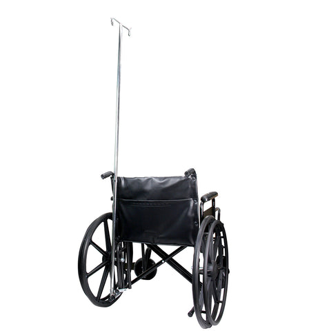 Manual Wheelchair Universal Fixed IV Pole