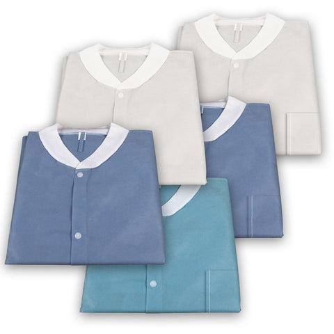 Lab Coat w/out Pockets - Multi-Colors